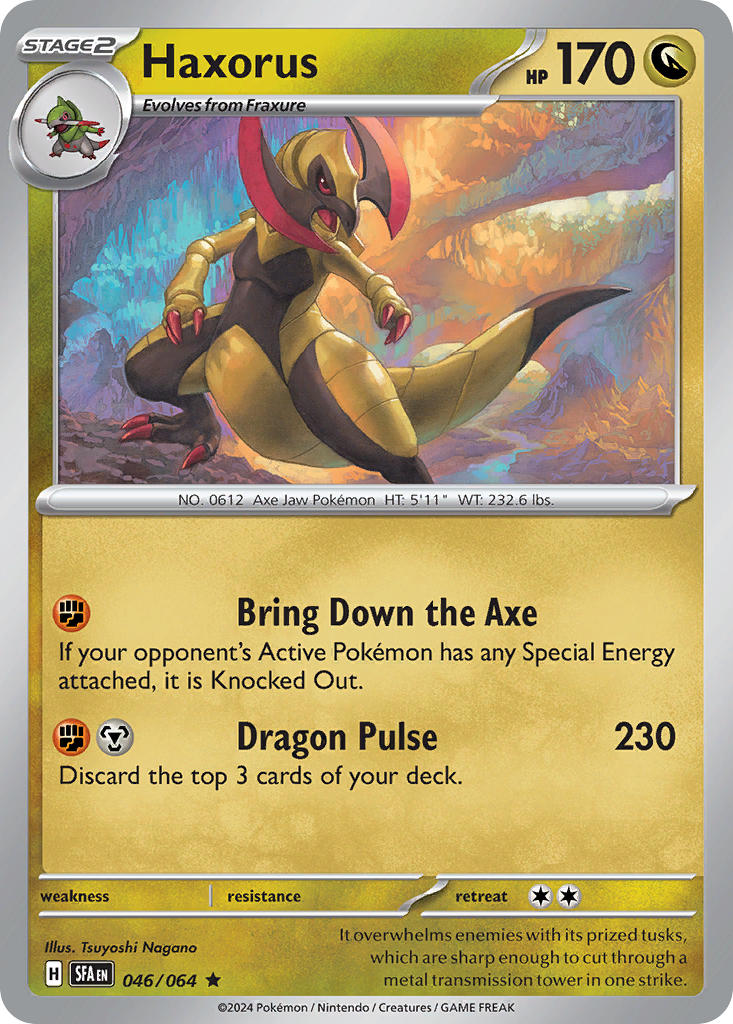 Haxorus 046/064 Reverse holo