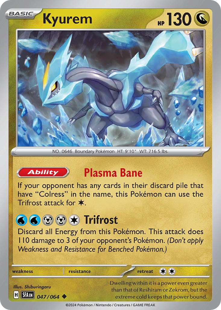 Kyurem 047/064 Reverse holo