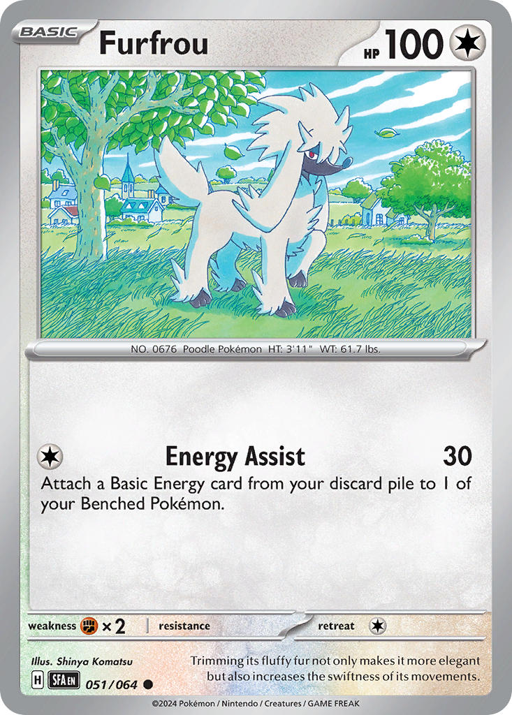 Furfrou 051/064 Reverse holo