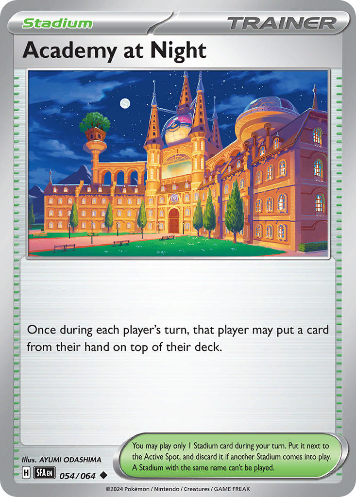 Academy at Night 054/064 Reverse holo