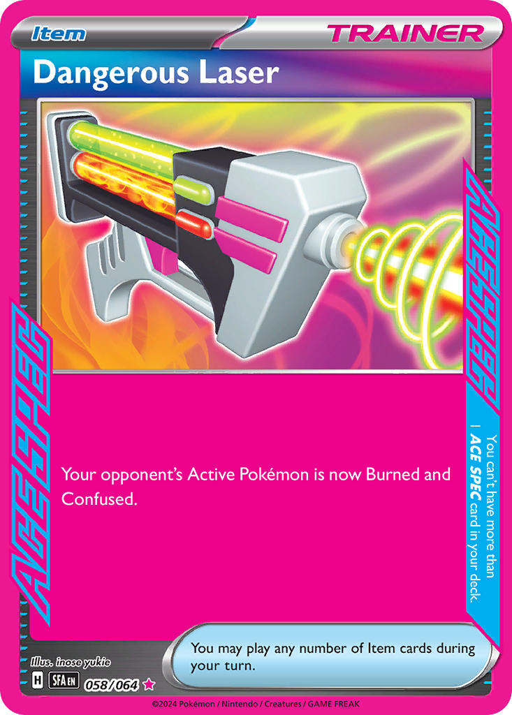 Dangerous Laser 058/064 Reverse holo