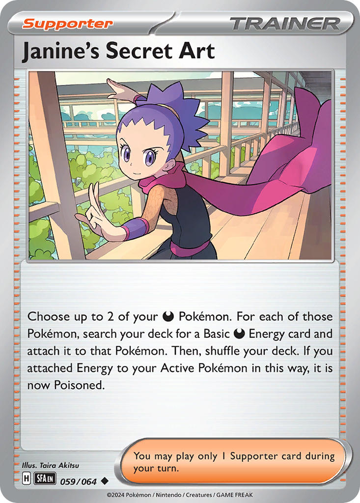 Janine's Secret Art 059/064 Reverse holo