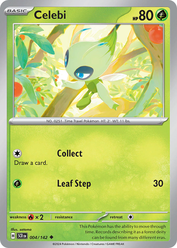 Celebi 004/142 Reverse holo