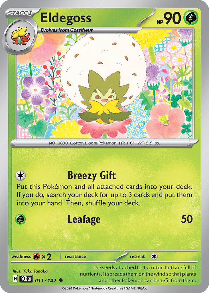 Eldegoss 011/142 Reverse holo