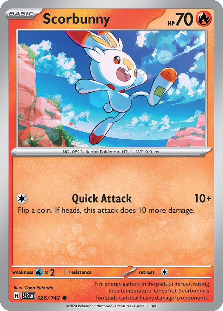 Scorbunny 026/142 Reverse holo