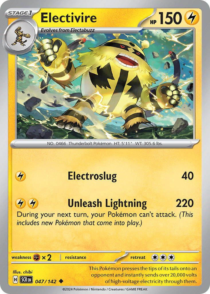 Electivire 047/142 Reverse holo