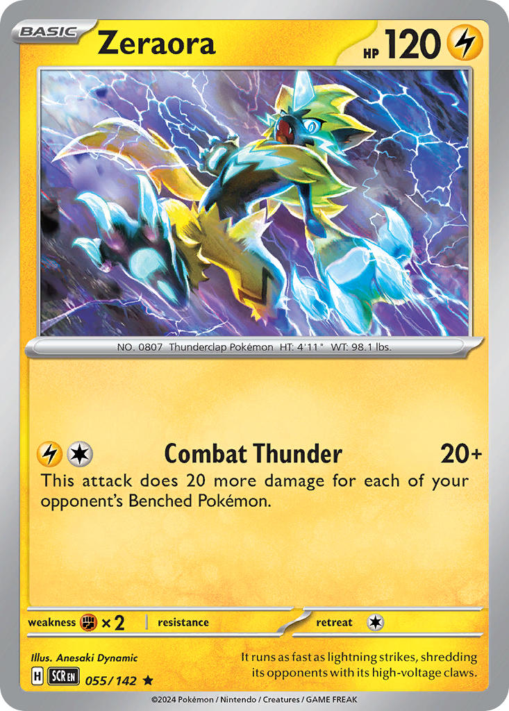Zeraora 055/142 Reverse holo