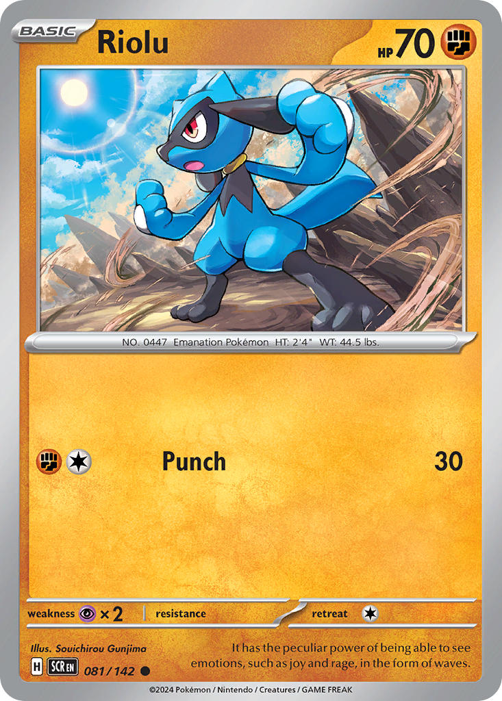 Riolu 081/142 Reverse holo