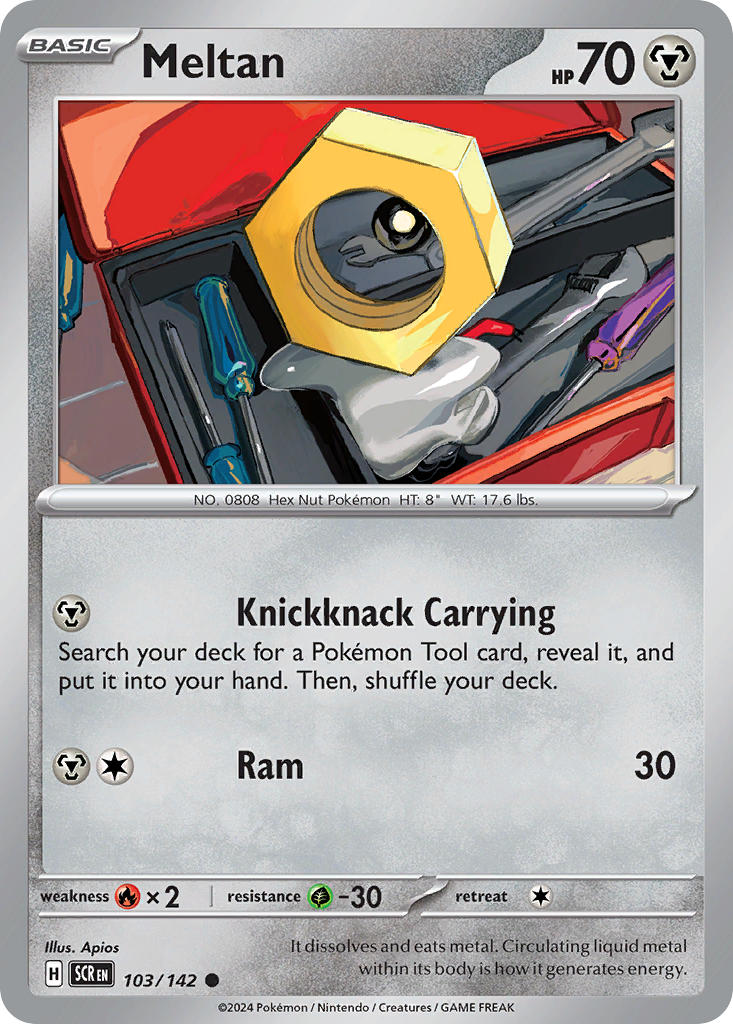 Meltan 103/142 Reverse holo