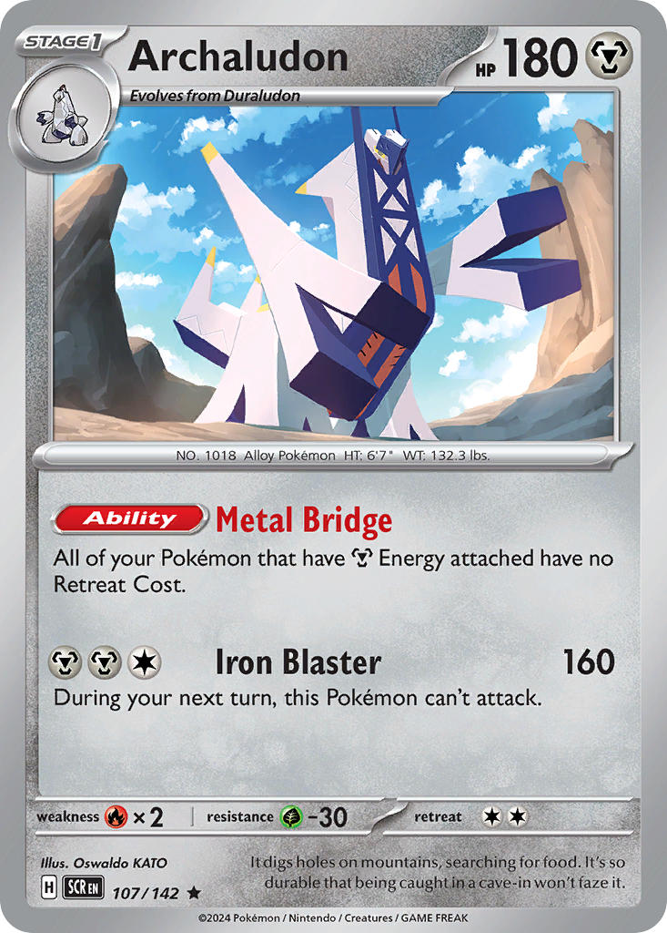 Archaludon 107/142 Reverse holo