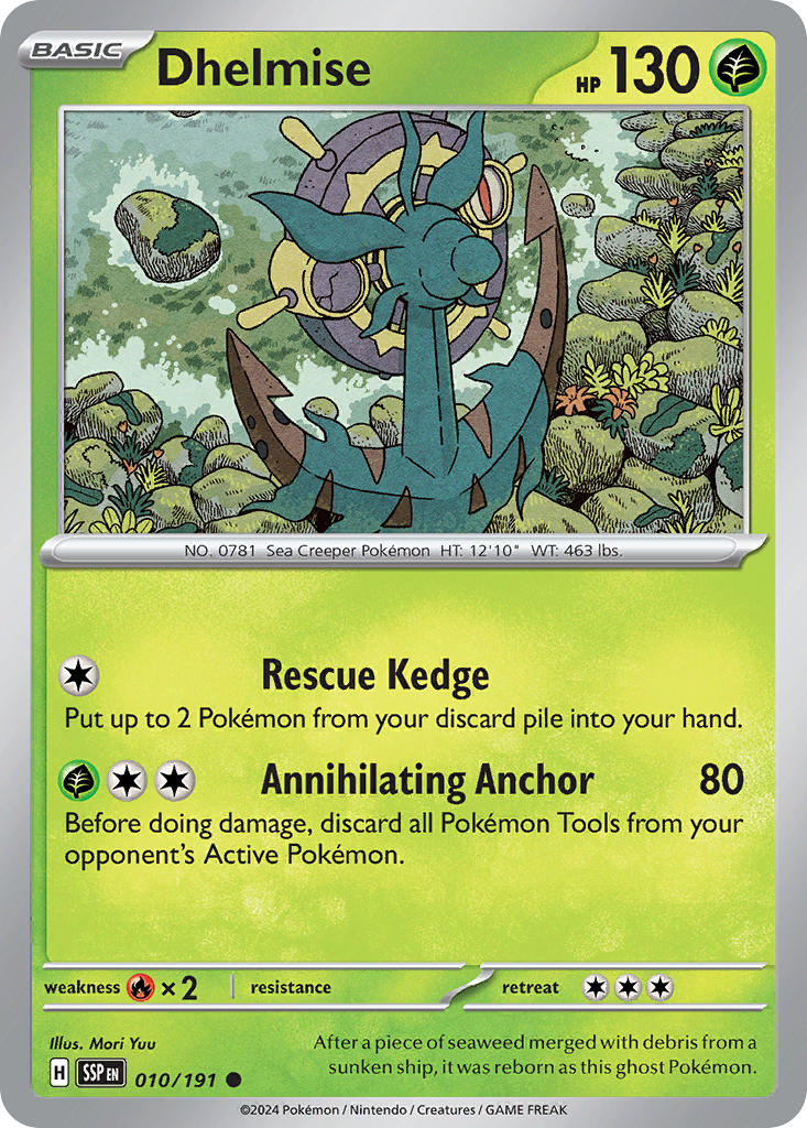 Dhelmise 010/191 Reverse holo