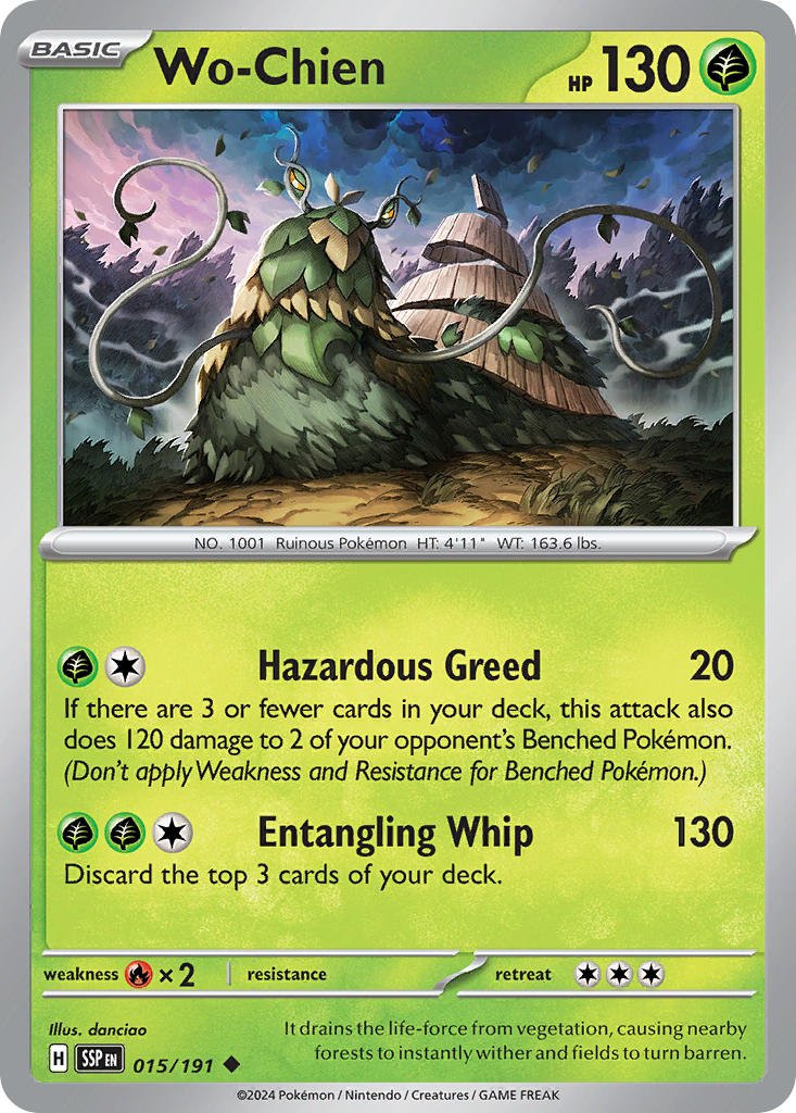 Wo-Chien 015/191 Reverse holo