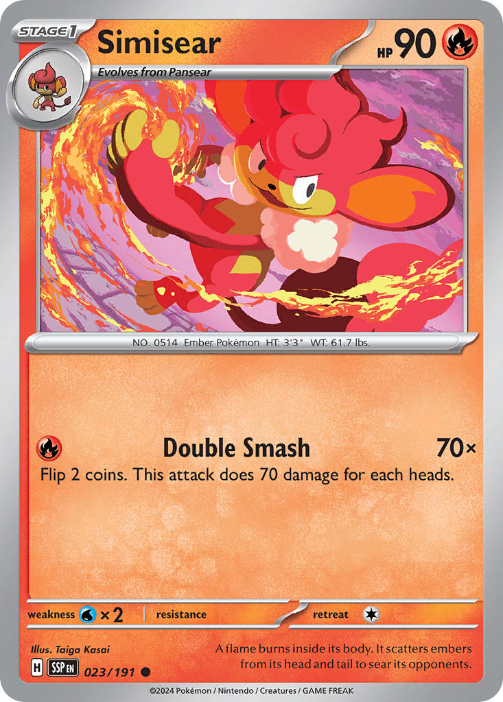 Simisear 023/191 Reverse holo