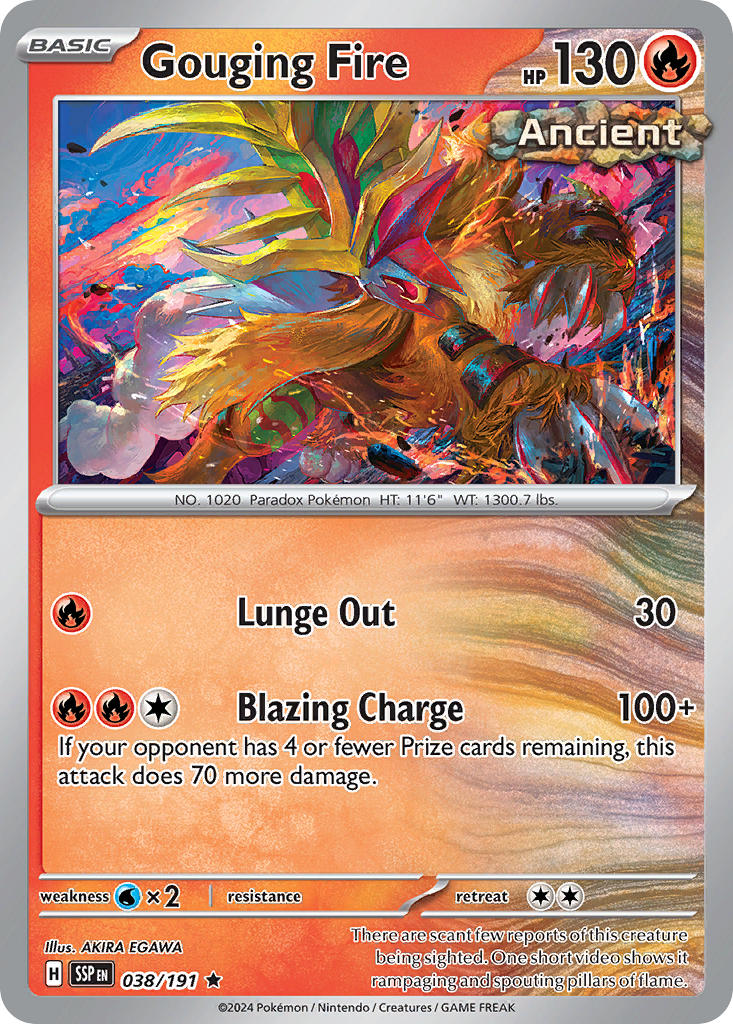 Gouging Fire 038/191 Reverse holo