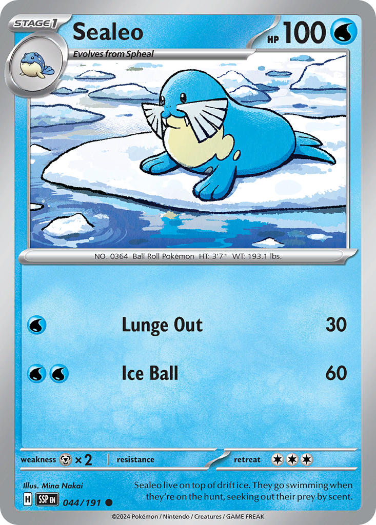 Sealeo 044/191 Reverse holo