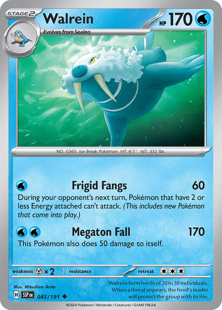 Walrein 045/191 Reverse holo