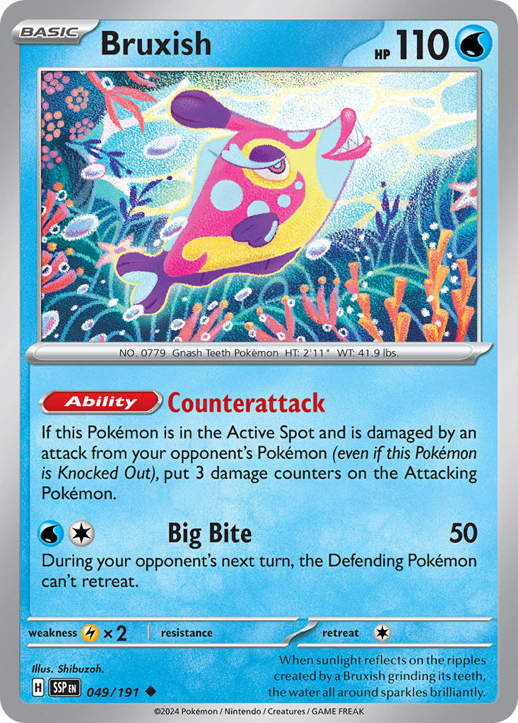 Bruxish 049/191 Reverse holo