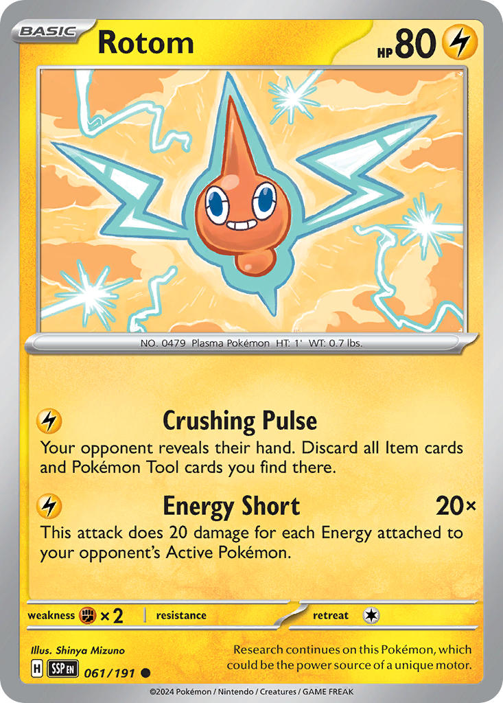 Rotom 061/191 Reverse holo