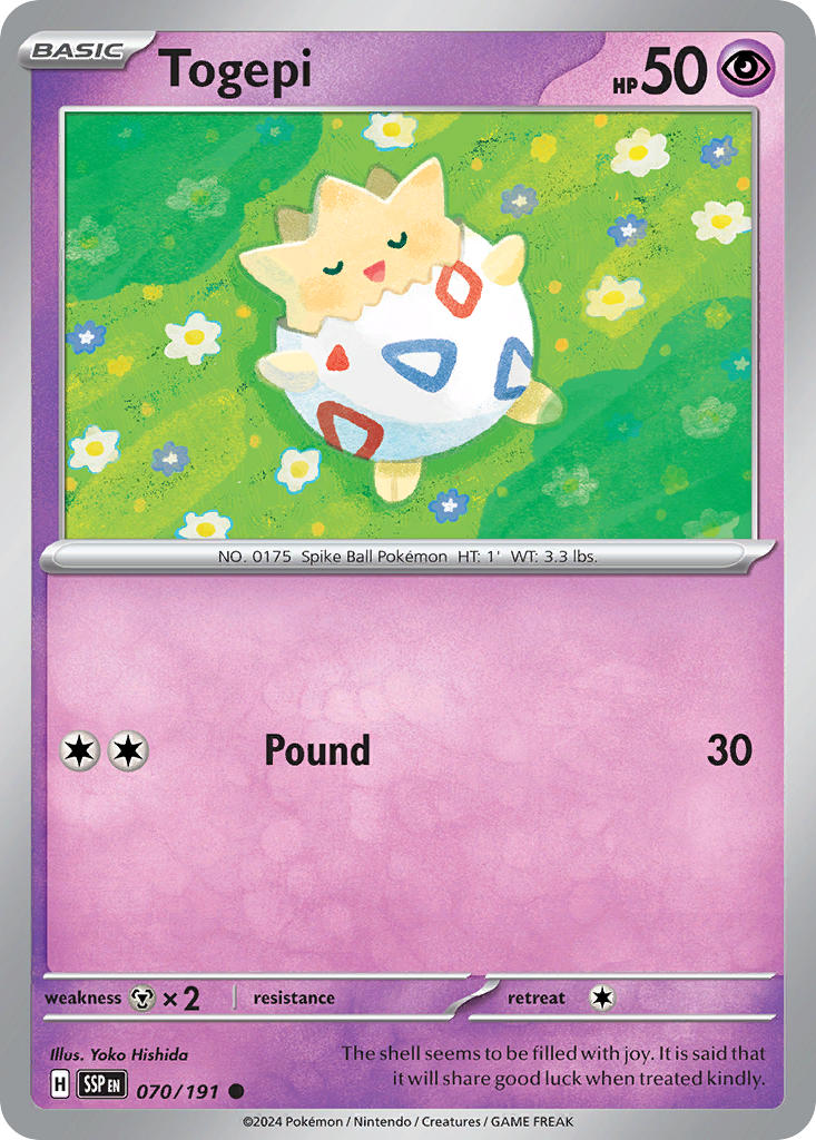 Togepi 070/191 Reverse holo