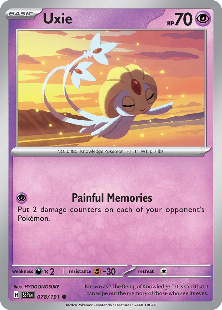 Uxie 078/191 Reverse holo