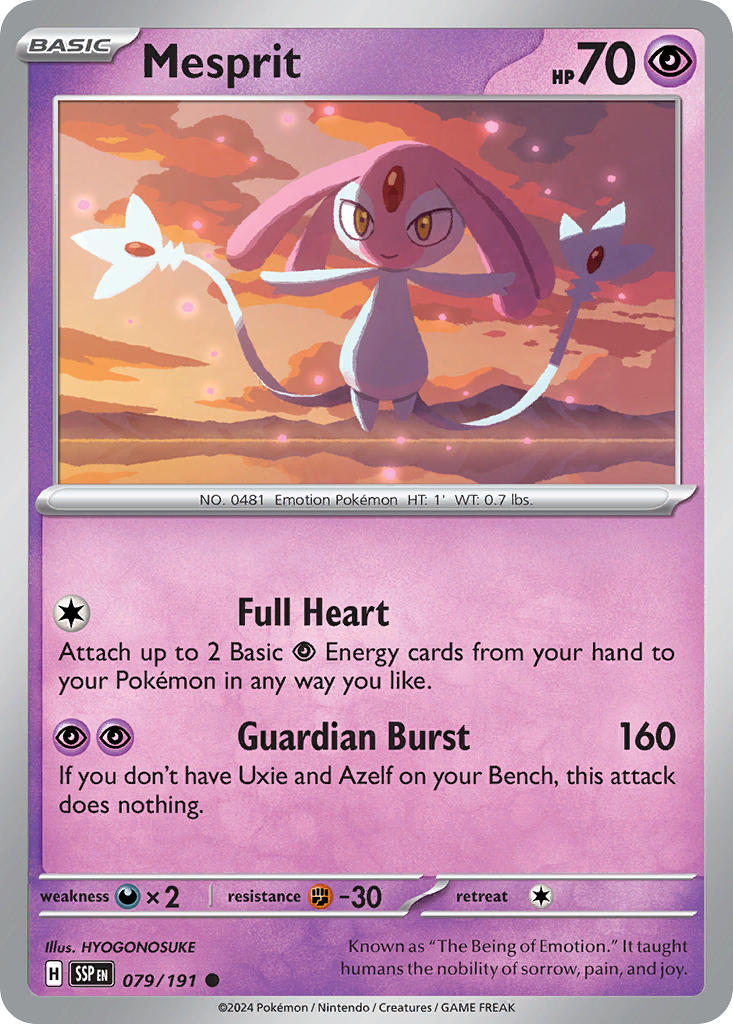 Mesprit 079/191 Reverse holo