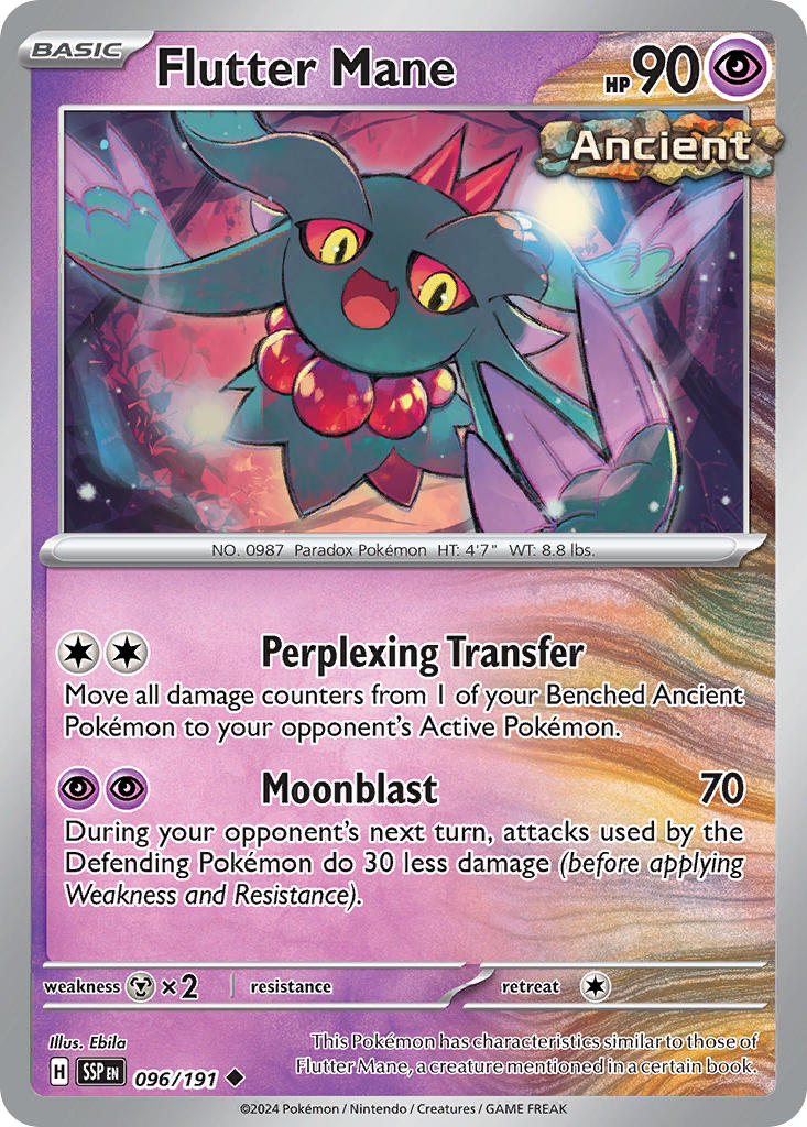 Flutter Mane 096/191 Reverse holo