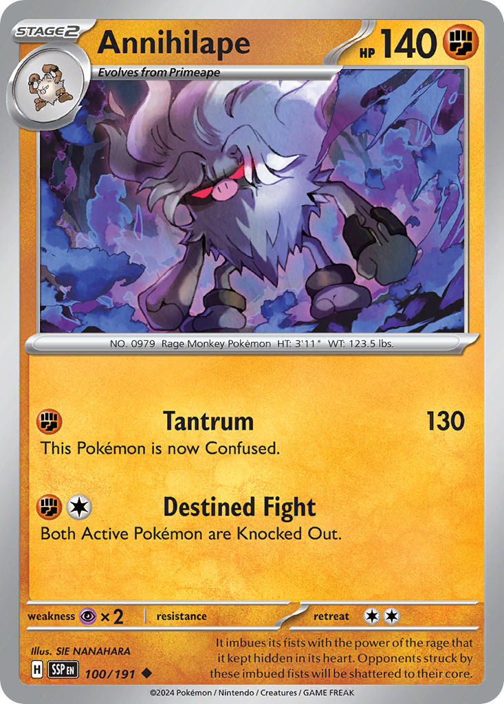 Annihilape 100/191 Reverse holo
