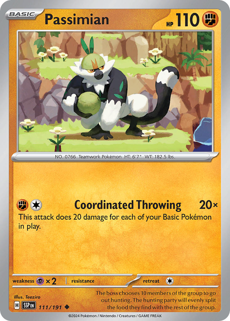 Passimian 111/191 Reverse holo