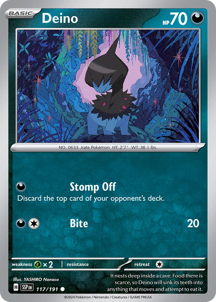 Deino 117/191 Reverse holo