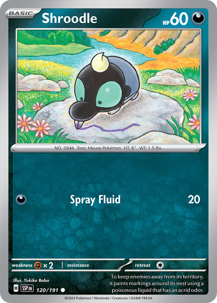 Shroodle 120/191 Reverse holo