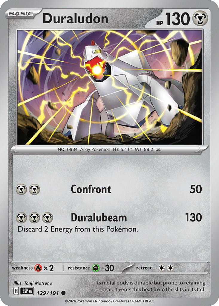 Duraludon 129/191 Reverse holo