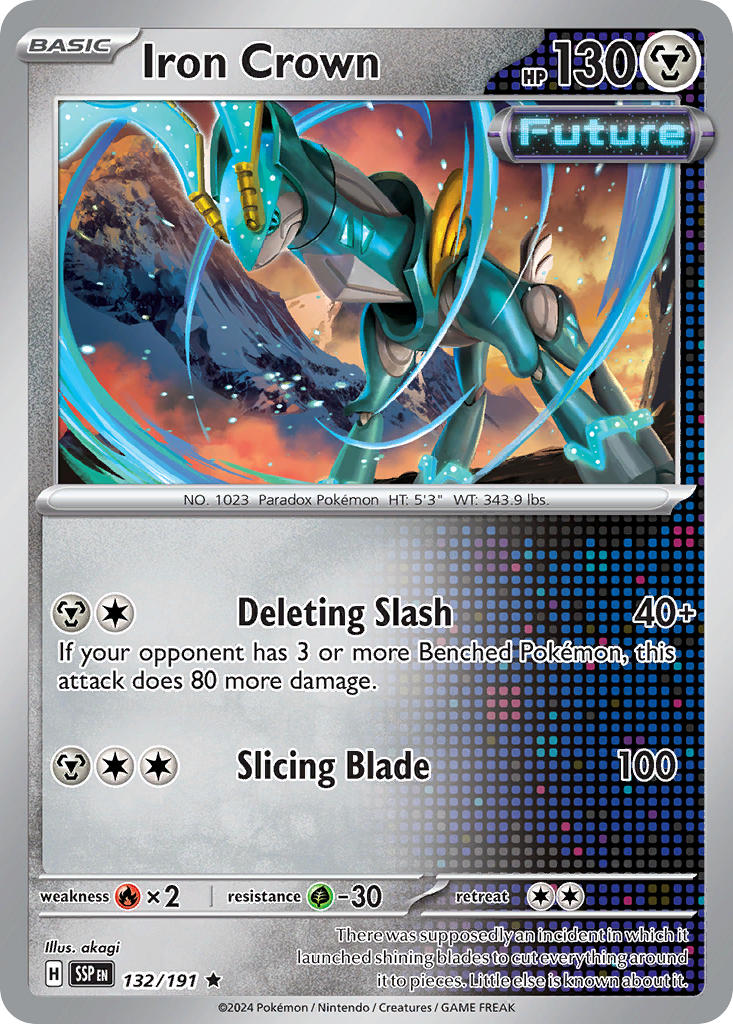 Iron Crown 132/191 Reverse holo