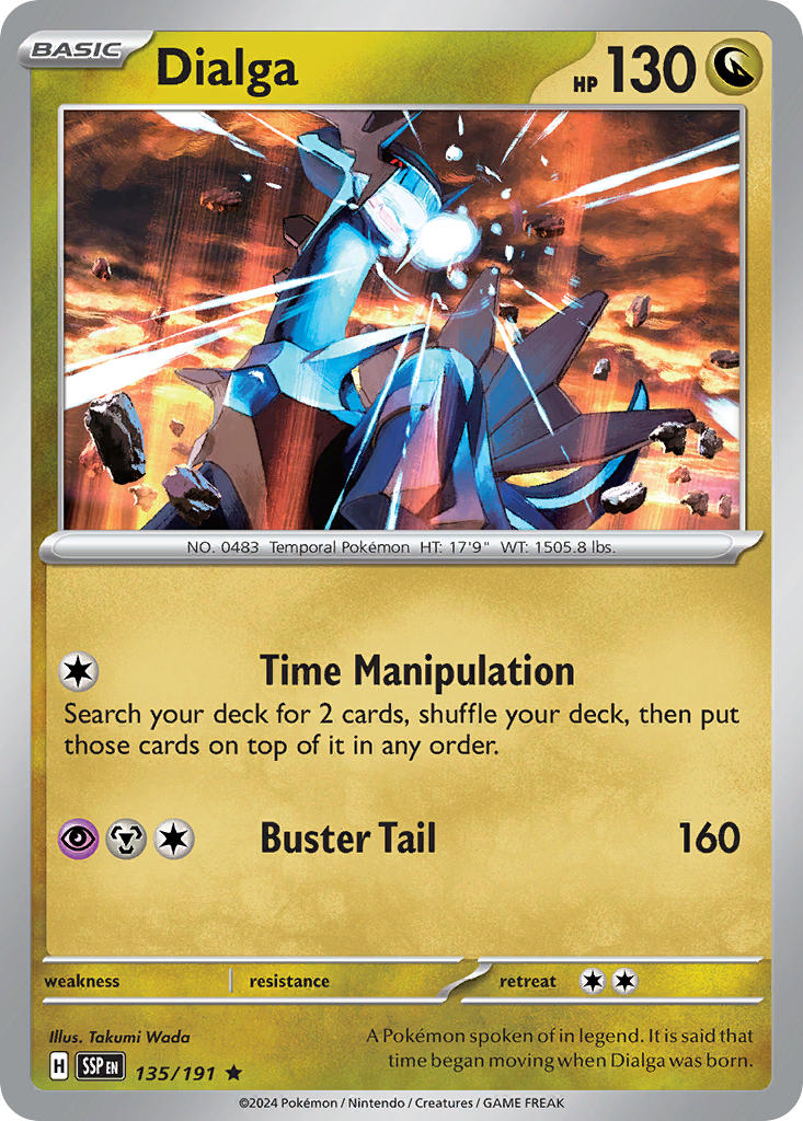 Dialga 135/191 Reverse holo