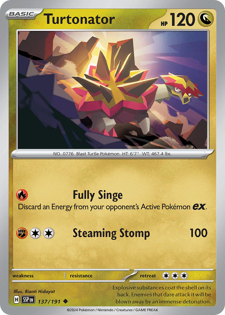 Turtonator 137/191 Reverse holo