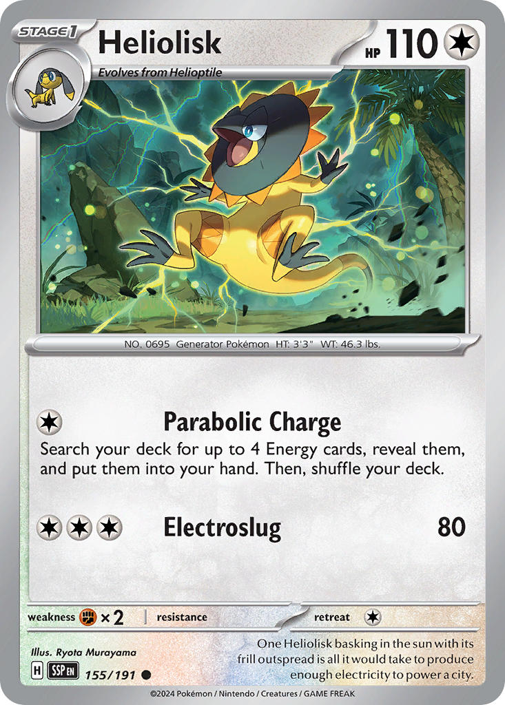 Heliolisk 155/191 Reverse holo