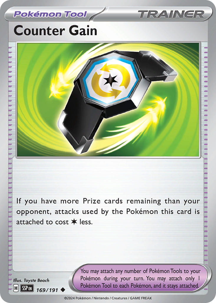 Counter Gain 169/191 Reverse holo