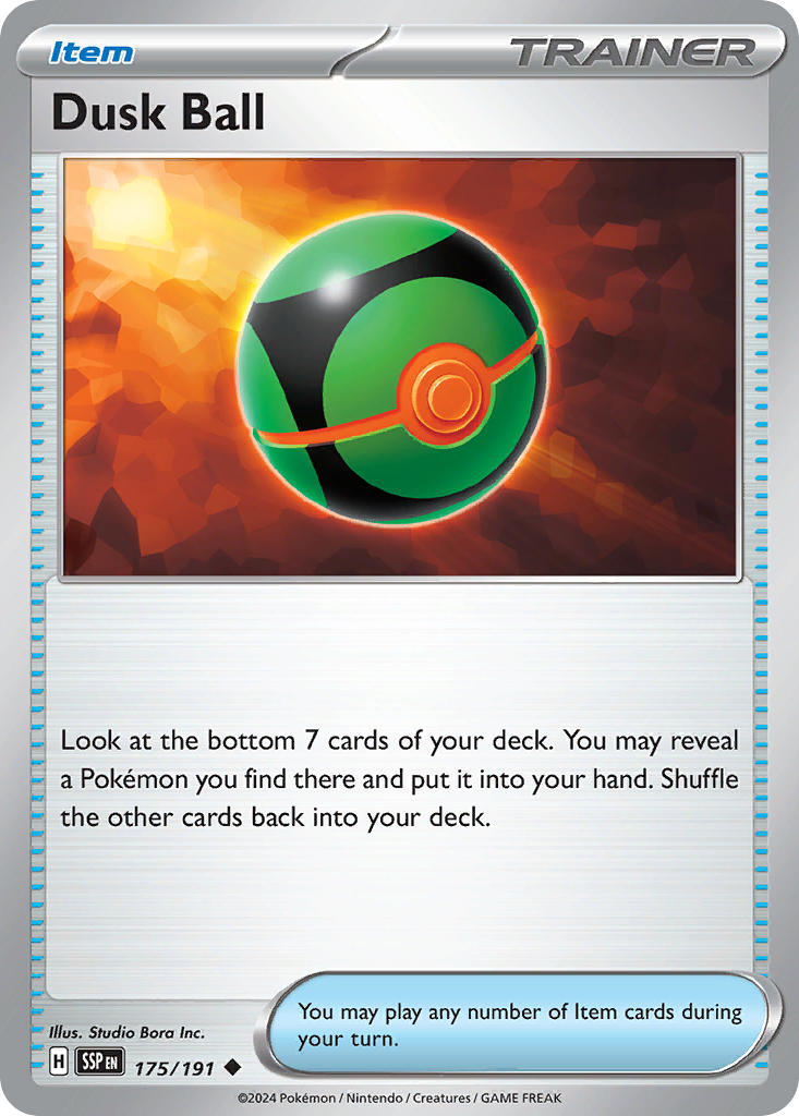 Dusk Ball 175/191 Reverse holo