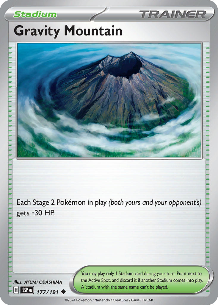 Gravity Mountain 177/191 Reverse holo