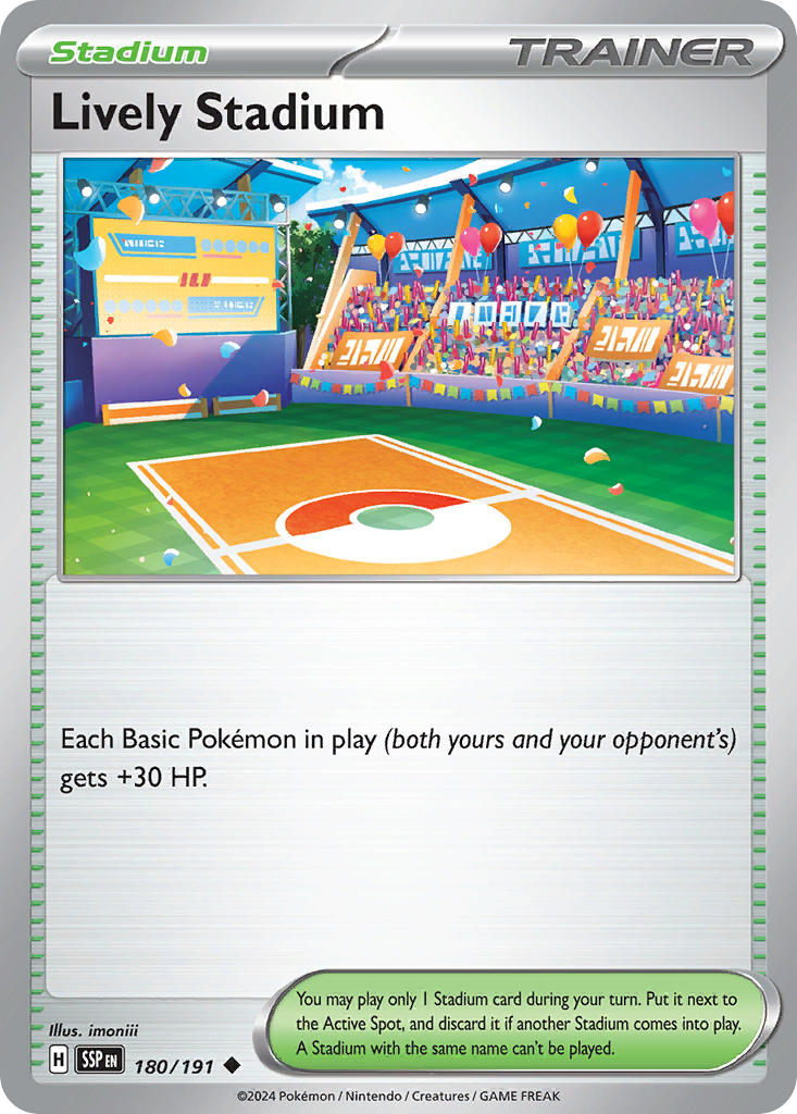 Lively Stadium 180/191 Reverse holo