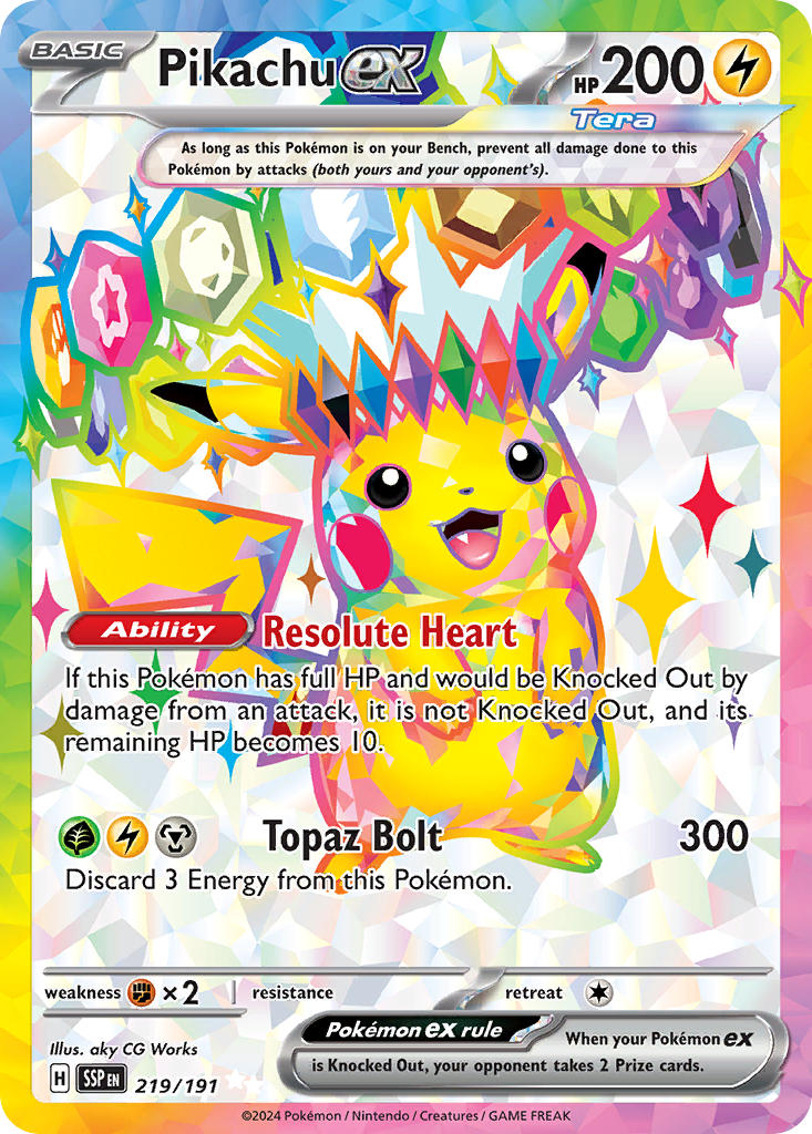 Pikachuex 219/191