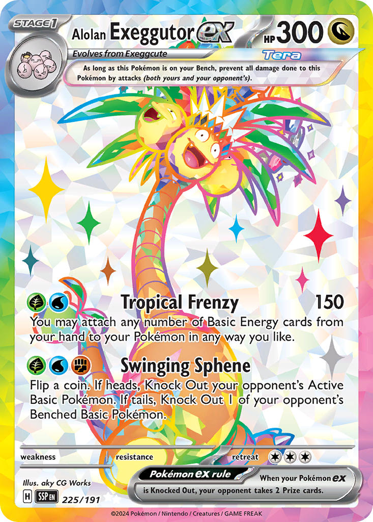 Alolan Exeggutorex 225/191