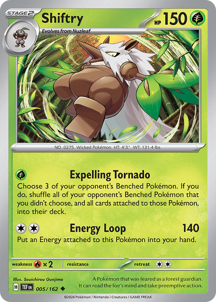 Shiftry 005/162 Reverse holo