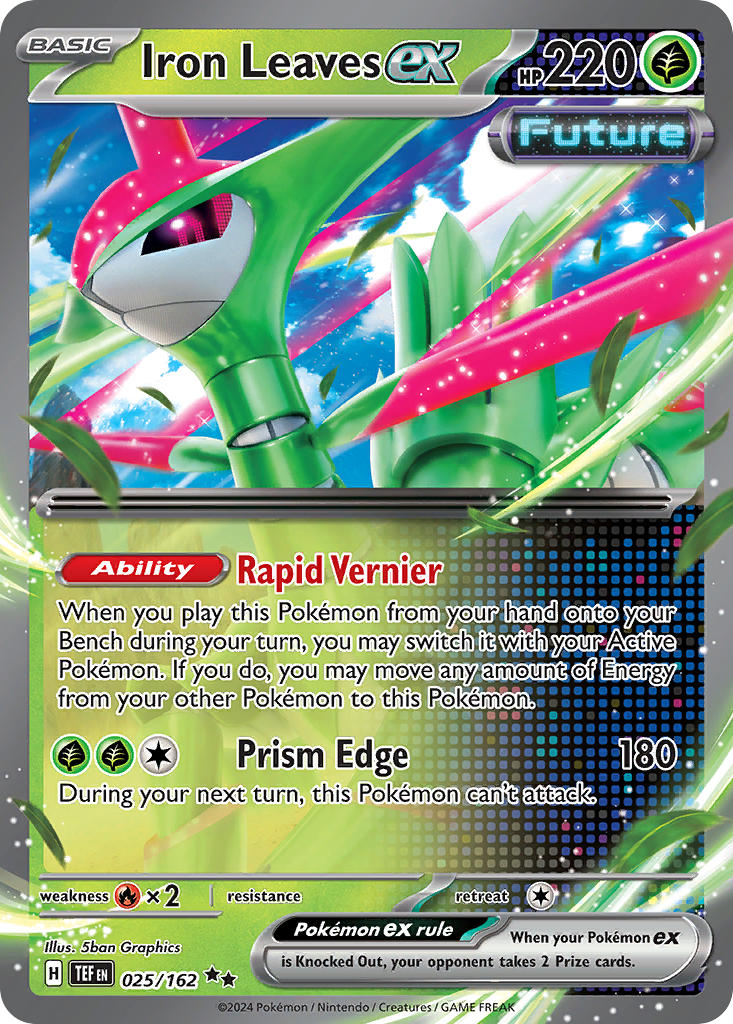 Iron Leavesex 025/162 Reverse holo