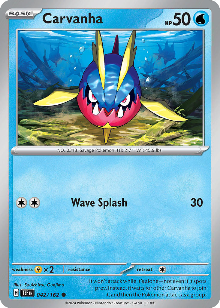 Carvanha 042/162 Reverse holo