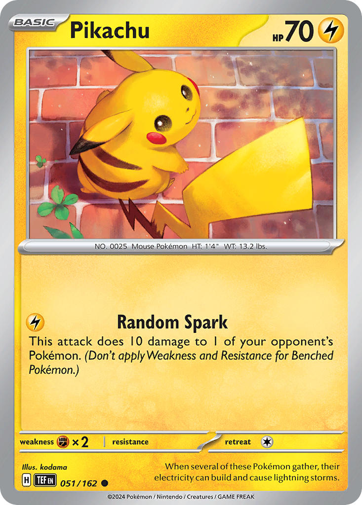 Pikachu 051/162