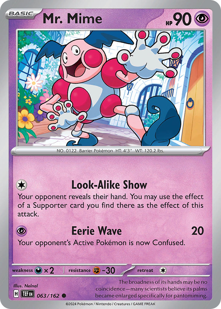 Mr. Mime 063/162 Reverse holo