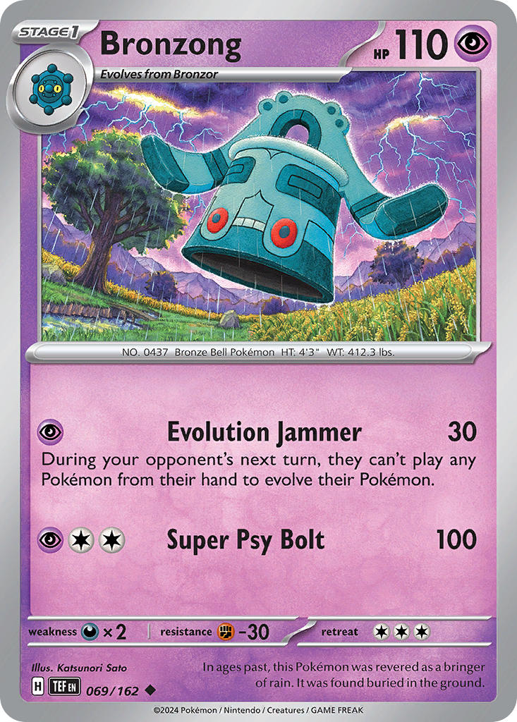 Bronzong 069/162 Reverse holo