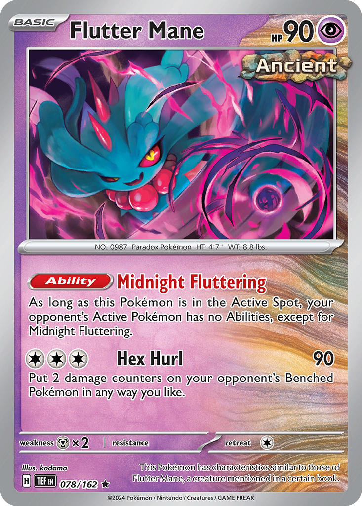 Flutter Mane 078/162 Reverse holo