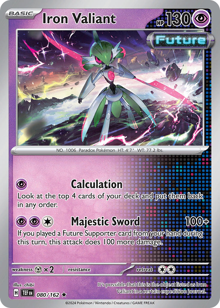 Iron Valiant 080/162 Reverse holo