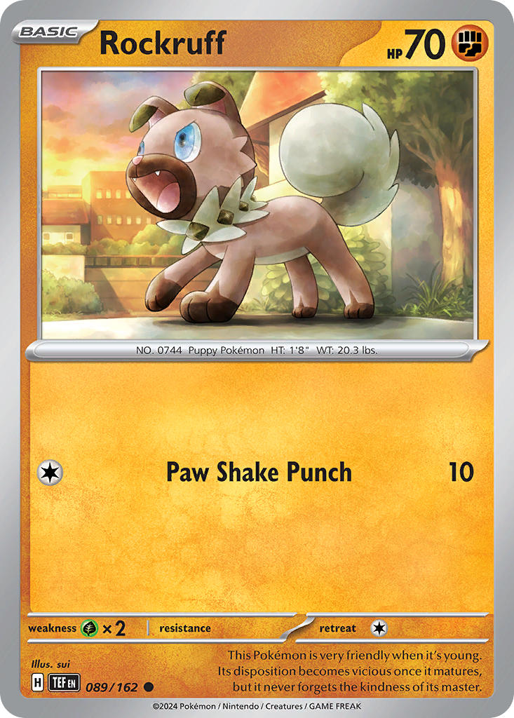 Rockruff 89/162 Reverse holo